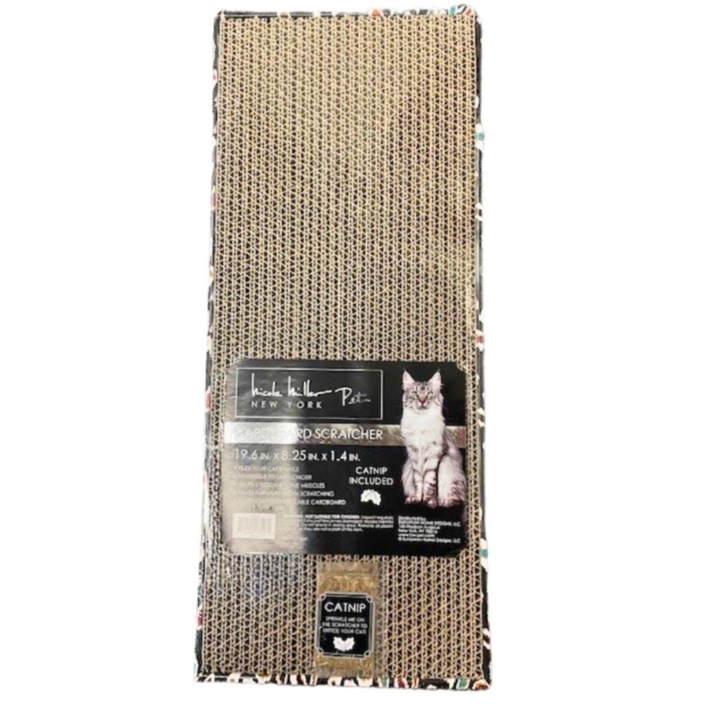 CardBoard Scratcher- Reversable, Files Nails, CATNIP INCLUDED Assorted colors